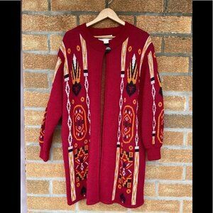 Lilly Of California Knitted long duster medium